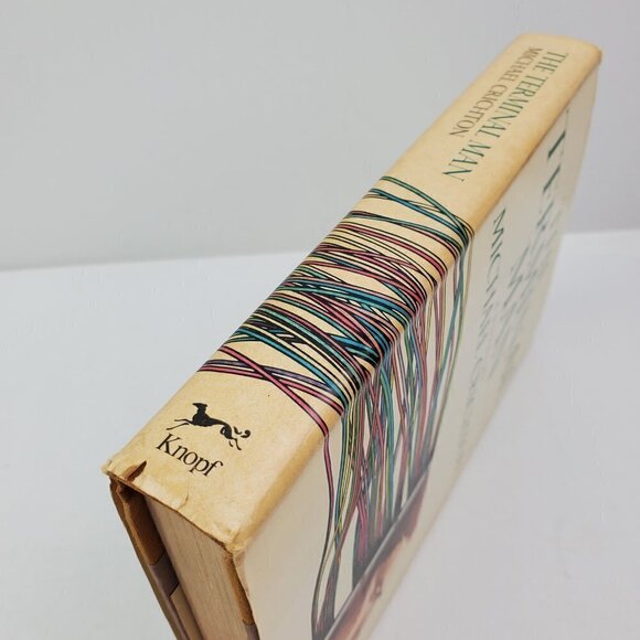 Michael Crichton Terminal Man 1972 Book Hardcover VTG Sci-Fi Potentially Unread - Picture 10 of 14